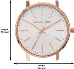 Michael Kors Pyper Three-Hand Stainless Steel Watch - Image 6